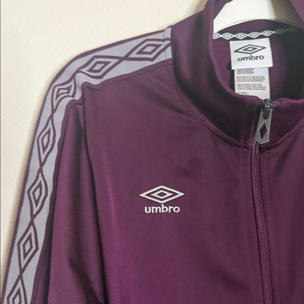 Umbro Vintage Women's Deep Purple Jacket View 3